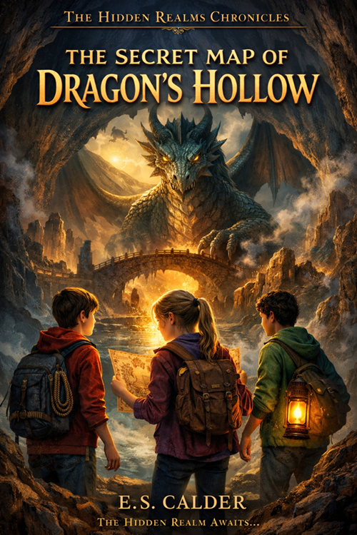 Book cover for The Secret Map of Dragon's Hollow